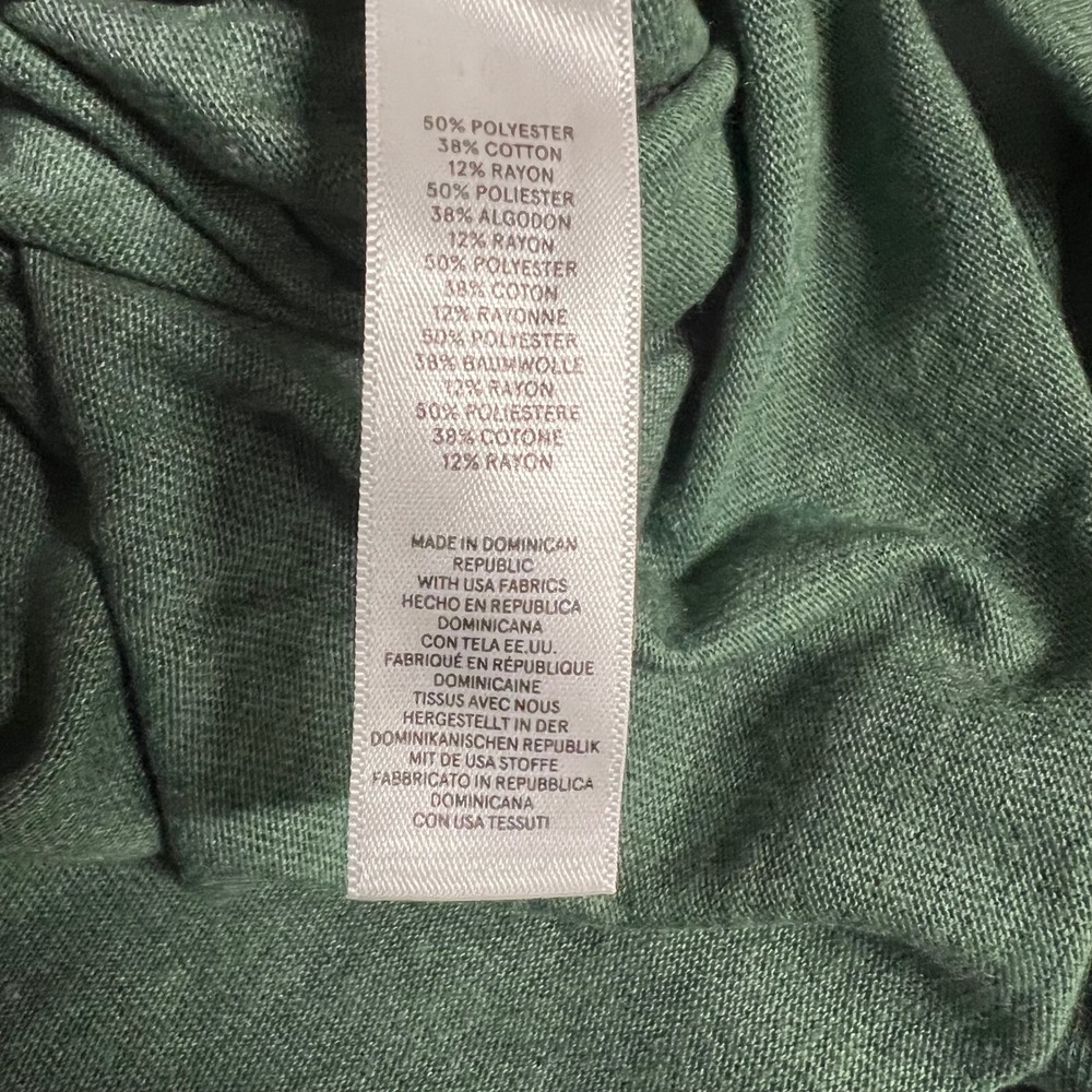Alternative Apparel Long Sleeve Hooded Pullover Sweatshirt Heather Green 3XL - Picture 5 of 5